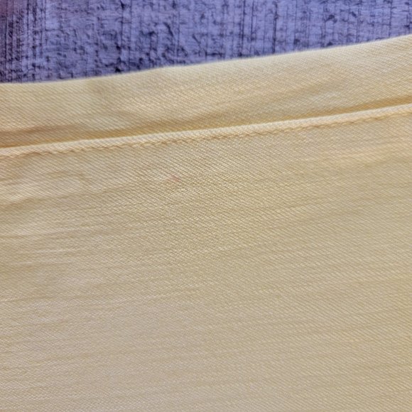 Tory Burch Cropped Slim Boot Dandelion Yellow Jeans 28 - Picture 15 of 16